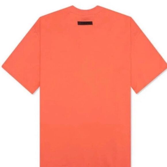Fear of God Essentials Short Sleeve Tee in Coral NWT/FOG Bag - Picture 2 of 5